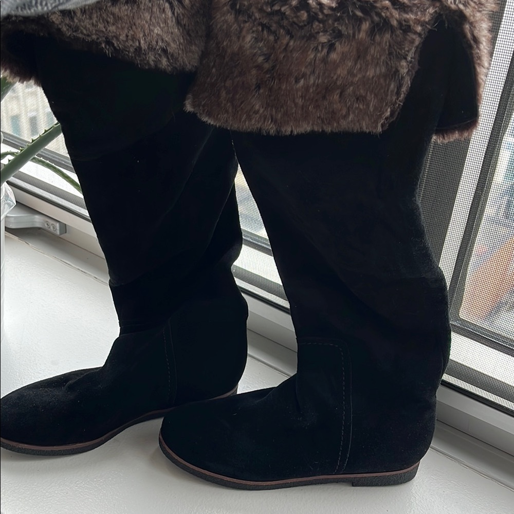 🍾🥂 Host Pic – NWOT Sam Edelman Black Suede Knee‑High Boots 5